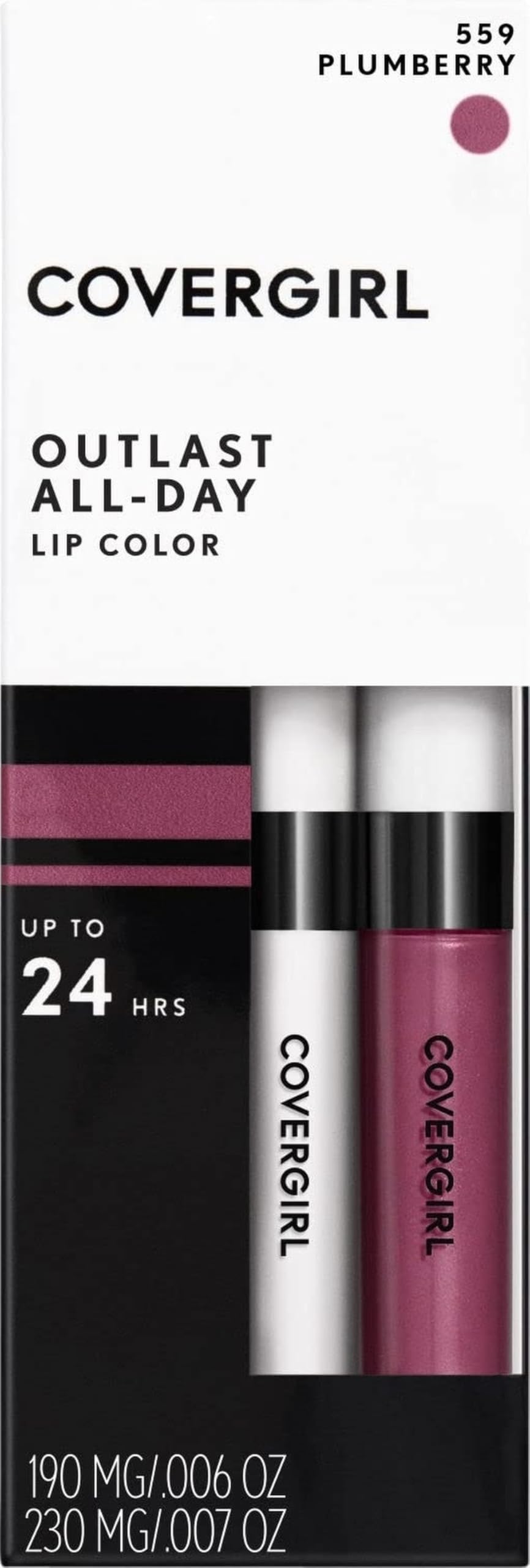 Amazon | COVERGIRL Outlast All-Day Moisturizing Lip Color Plum
